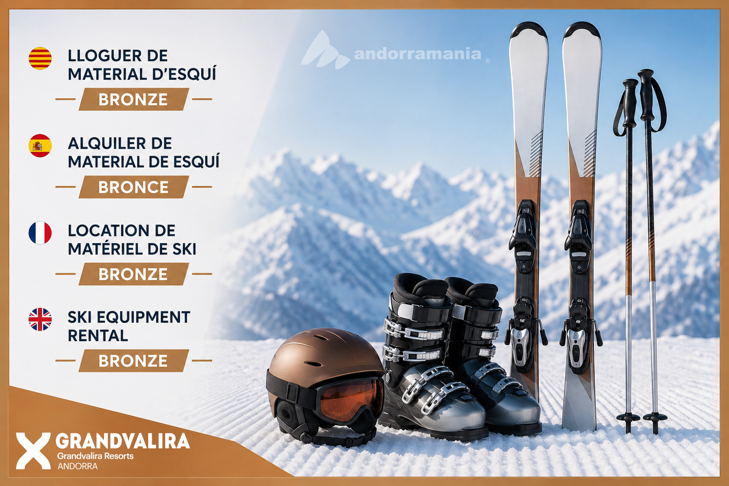 Location de matériel de Ski - Bronze