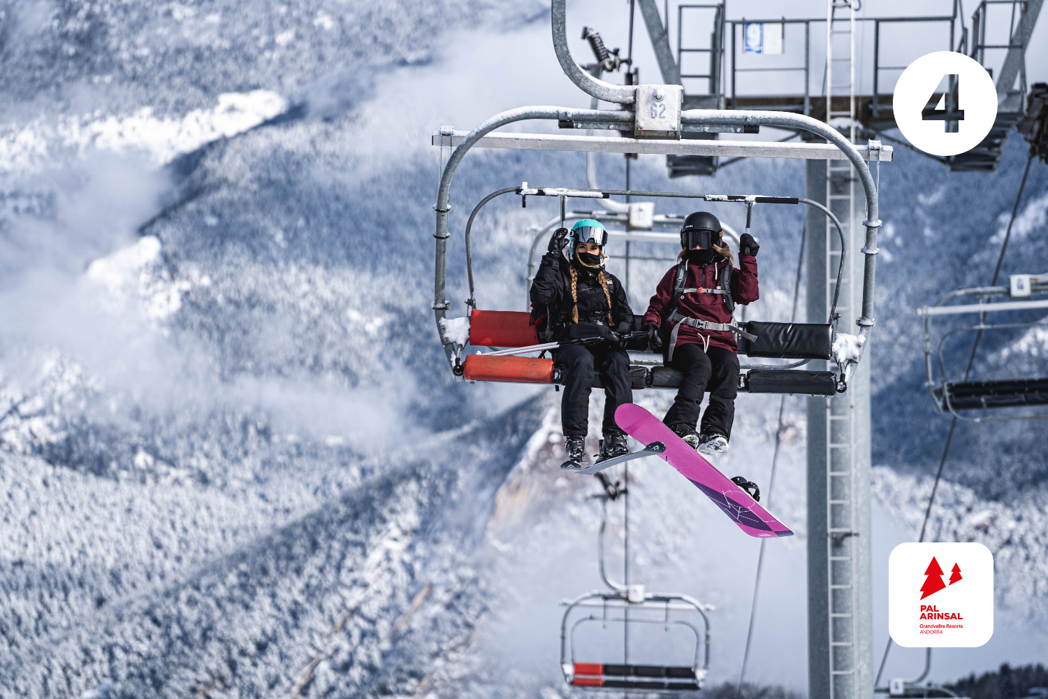 Cours collectifs de Snowboard - 4 jours