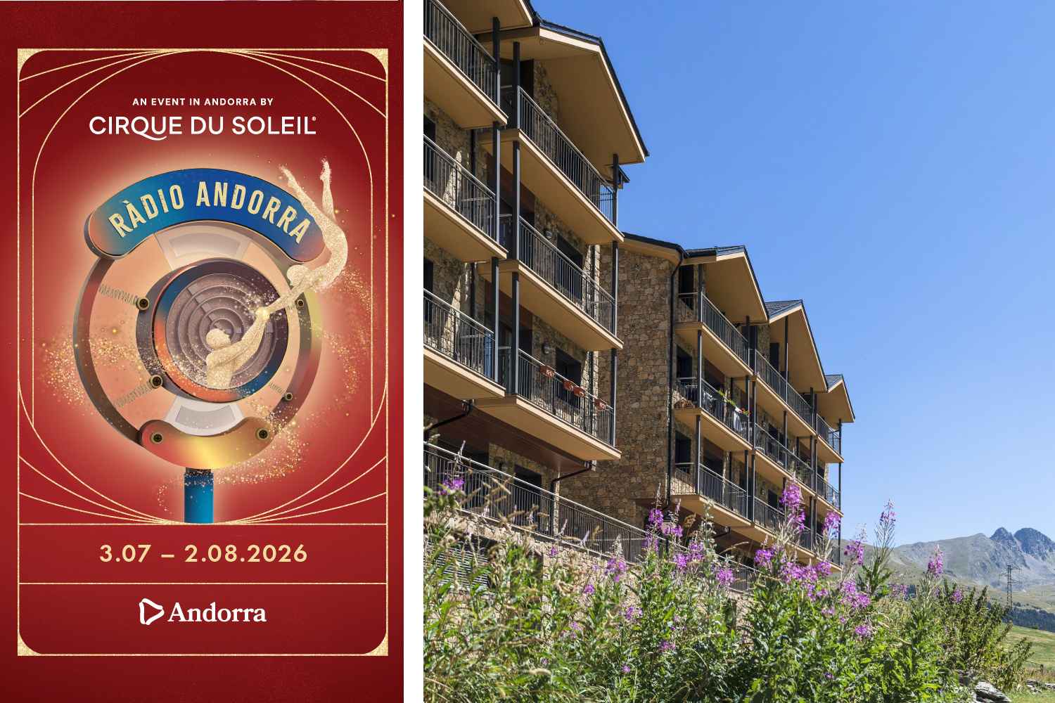 Cirque Du Soleil Cirque Du Soleil + Appartements Bordes D'envalira (2 Nuits)
