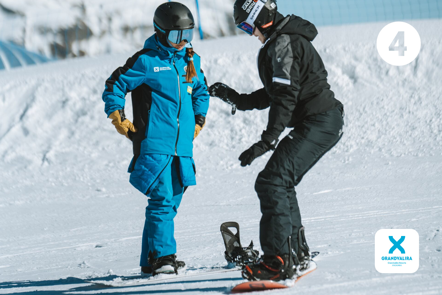 Cours collectifs de Snowboard - 4 jours