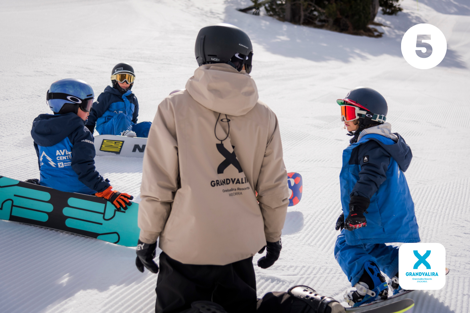 Cours collectifs de Snowboard - 5 jours