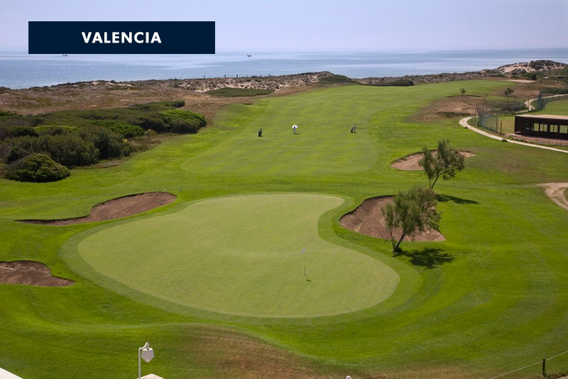 Paquete Golf 4 Noches + 2 Green Fees en Hotel SH Valencia Palace