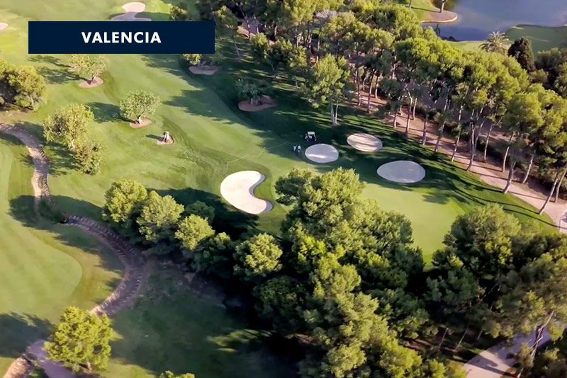 Paquete Golf 5 Noches + 3 Green Fees en Hotel SH Valencia Palace