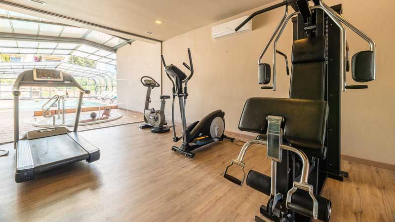 Vale da Lapa Village Resort har ett litet gym