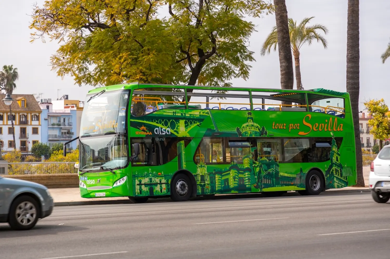 Bus verde turístico de Sevilla: Green