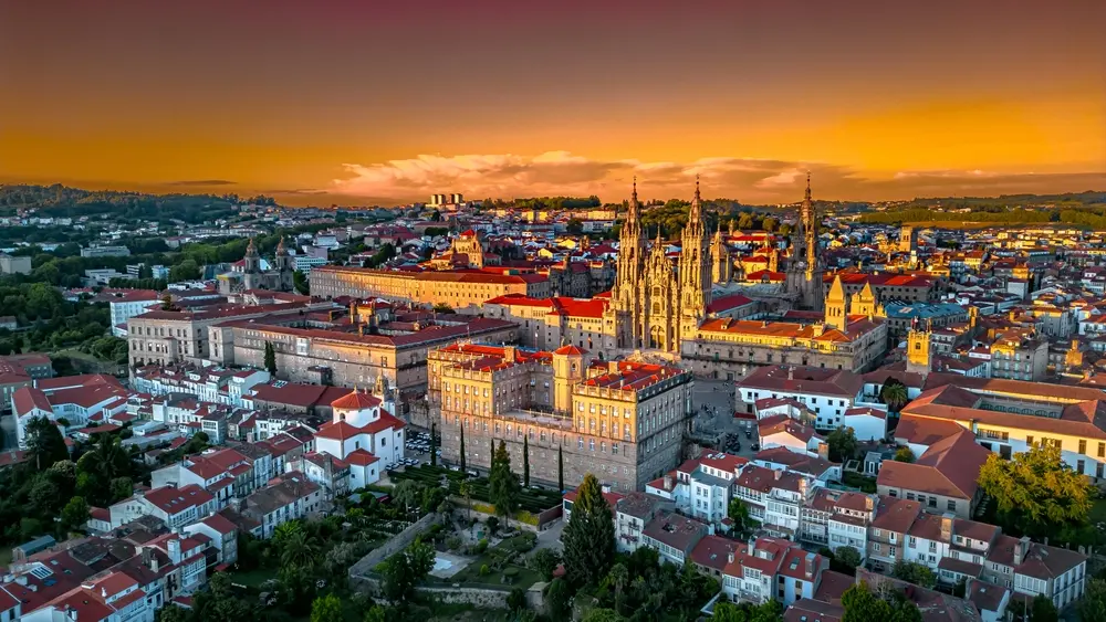 Visita guiada a la Catedral de Santiago, Cubiertas, Torres y Pórtico de la Gloria