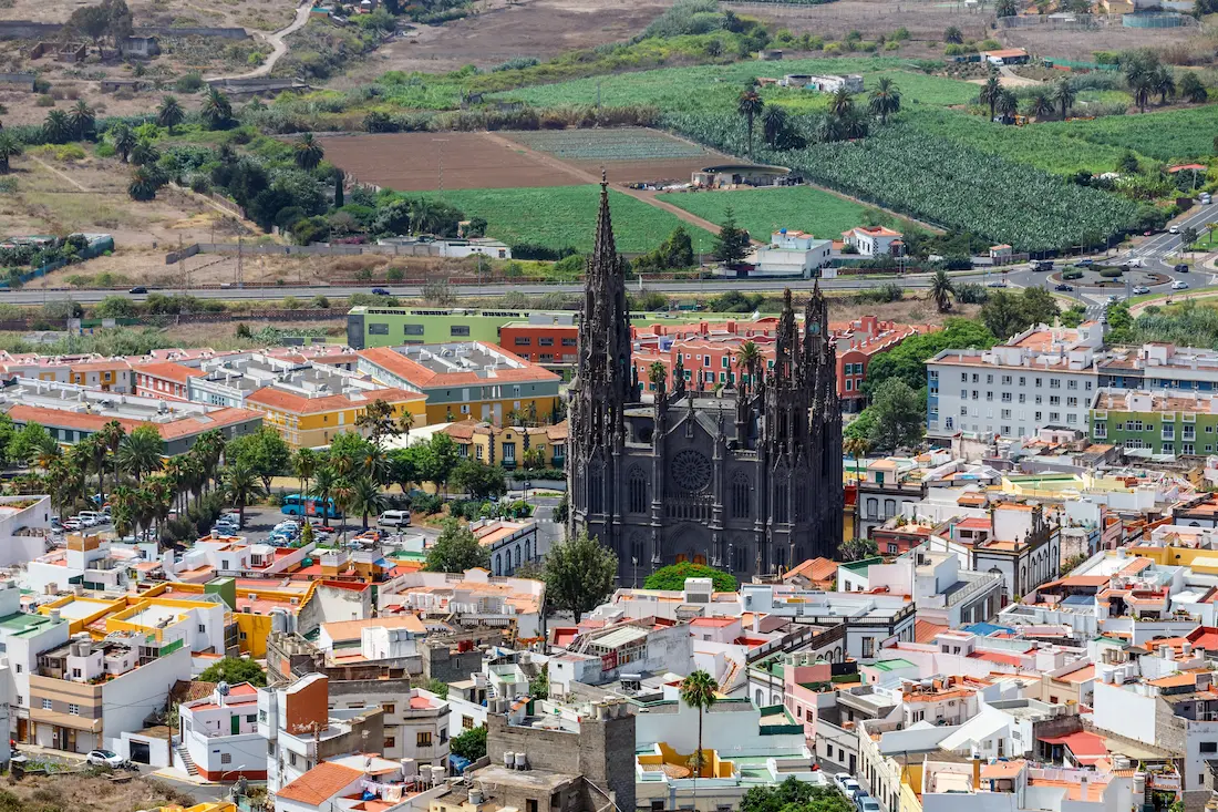 Isla de Gran Canaria desde el norte