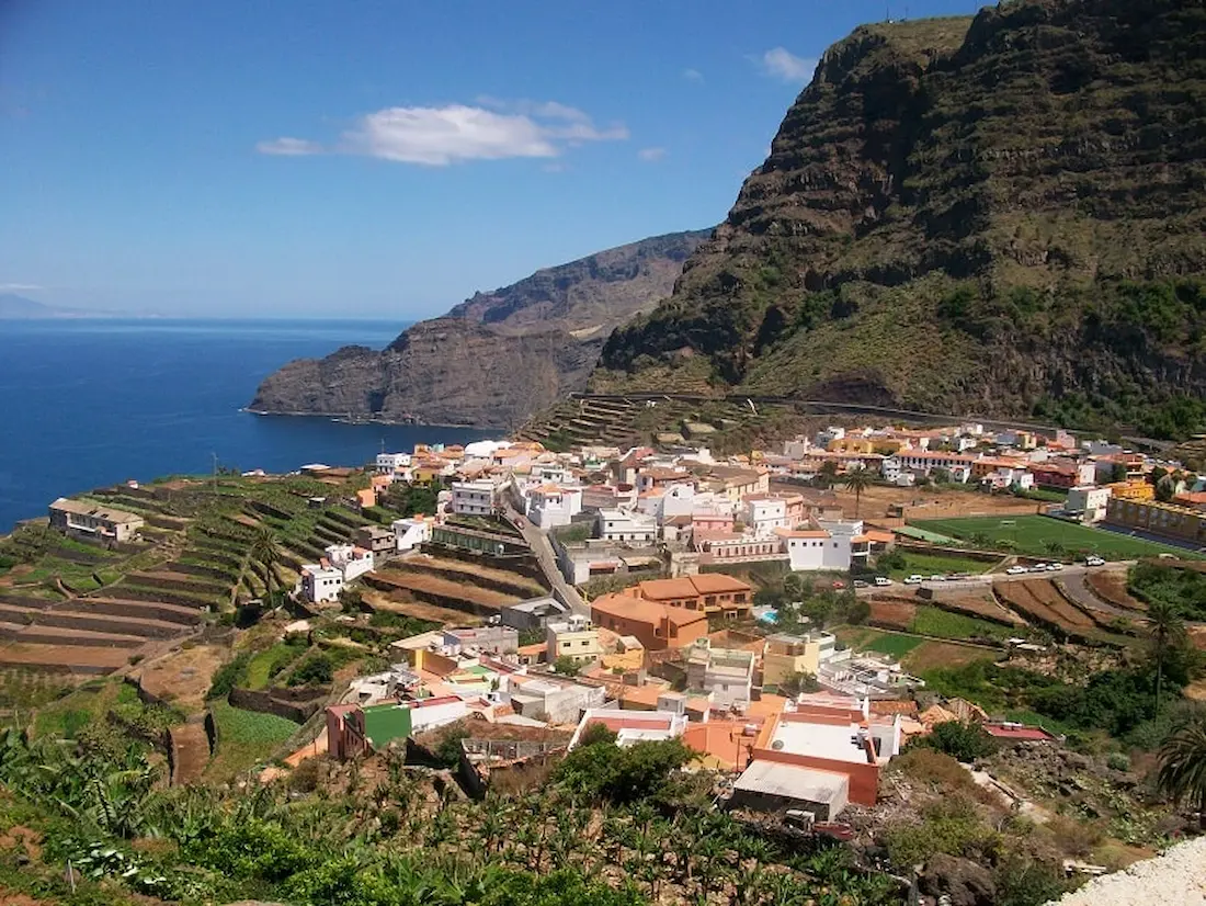 Isla de La Gomera desde el norte