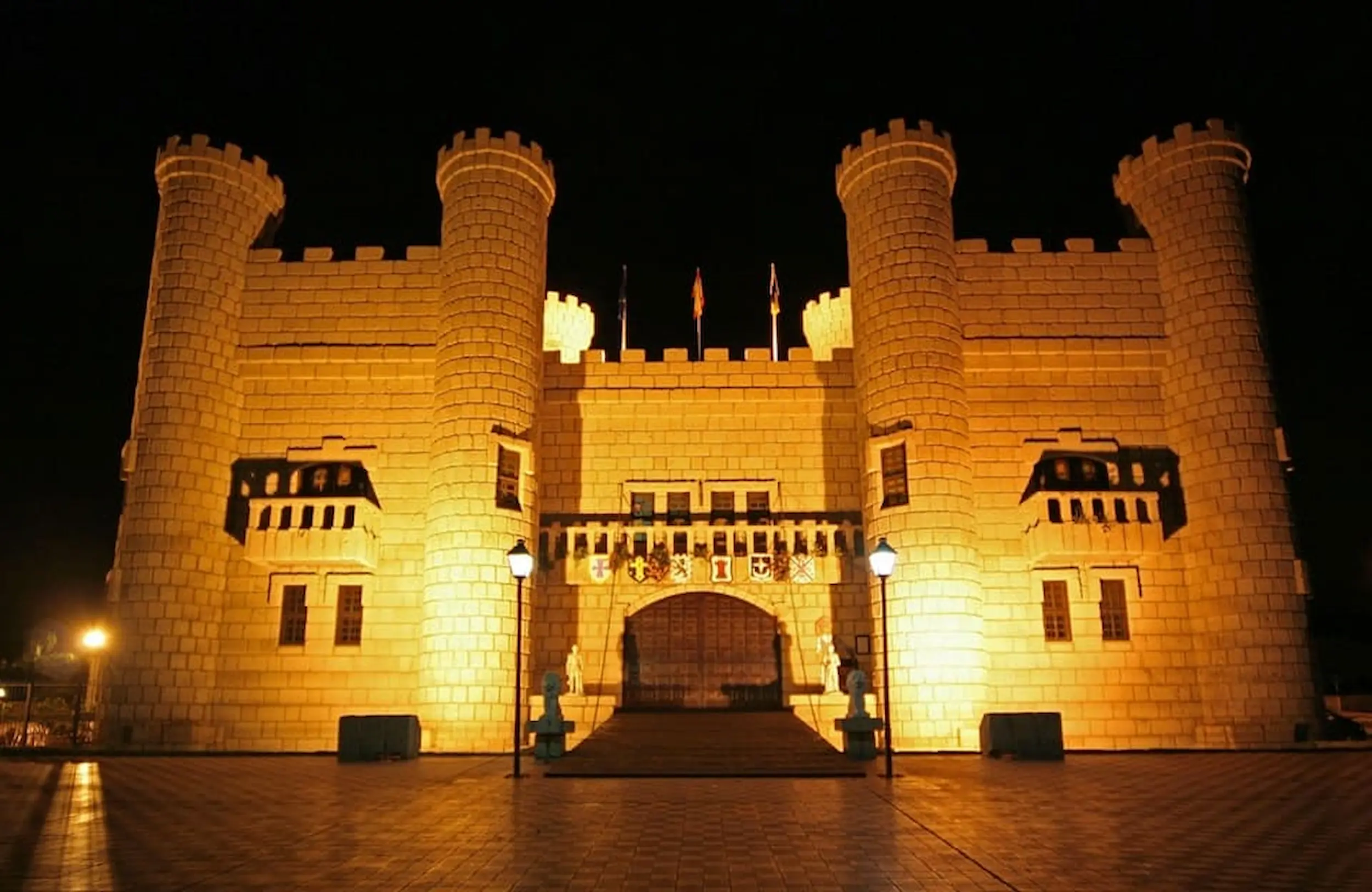 Espectáculo Castillo San Miguel  desde el norte