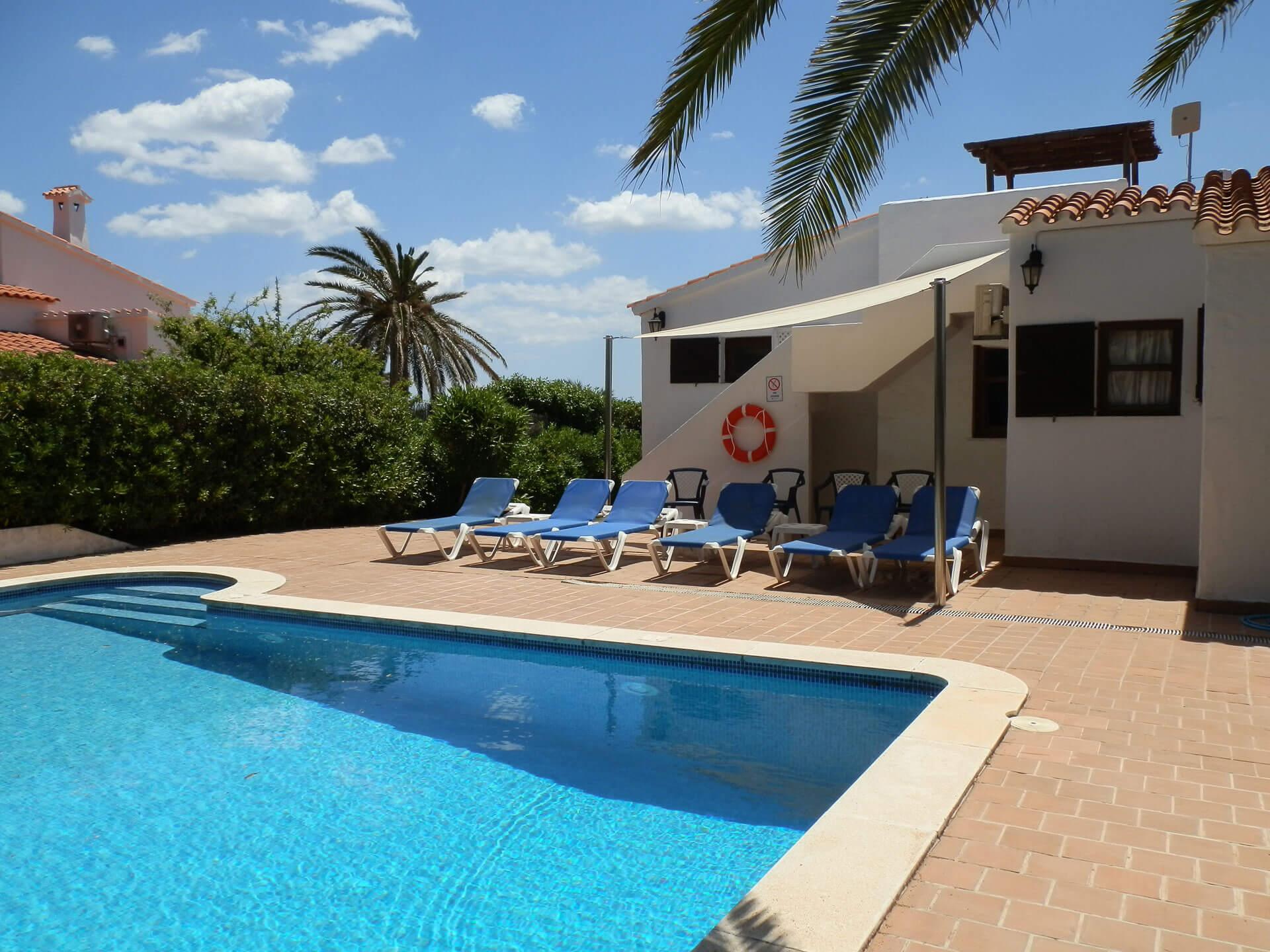 Villa Del Verano - Zona de la piscina privada  - Chalet con piscina - Binibeca - Menorca