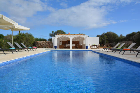 Villa Casa Les Arcs - Casa Les Arcs - Villa with pool - Villa in Cala Torret - Accommodation in Menorca
