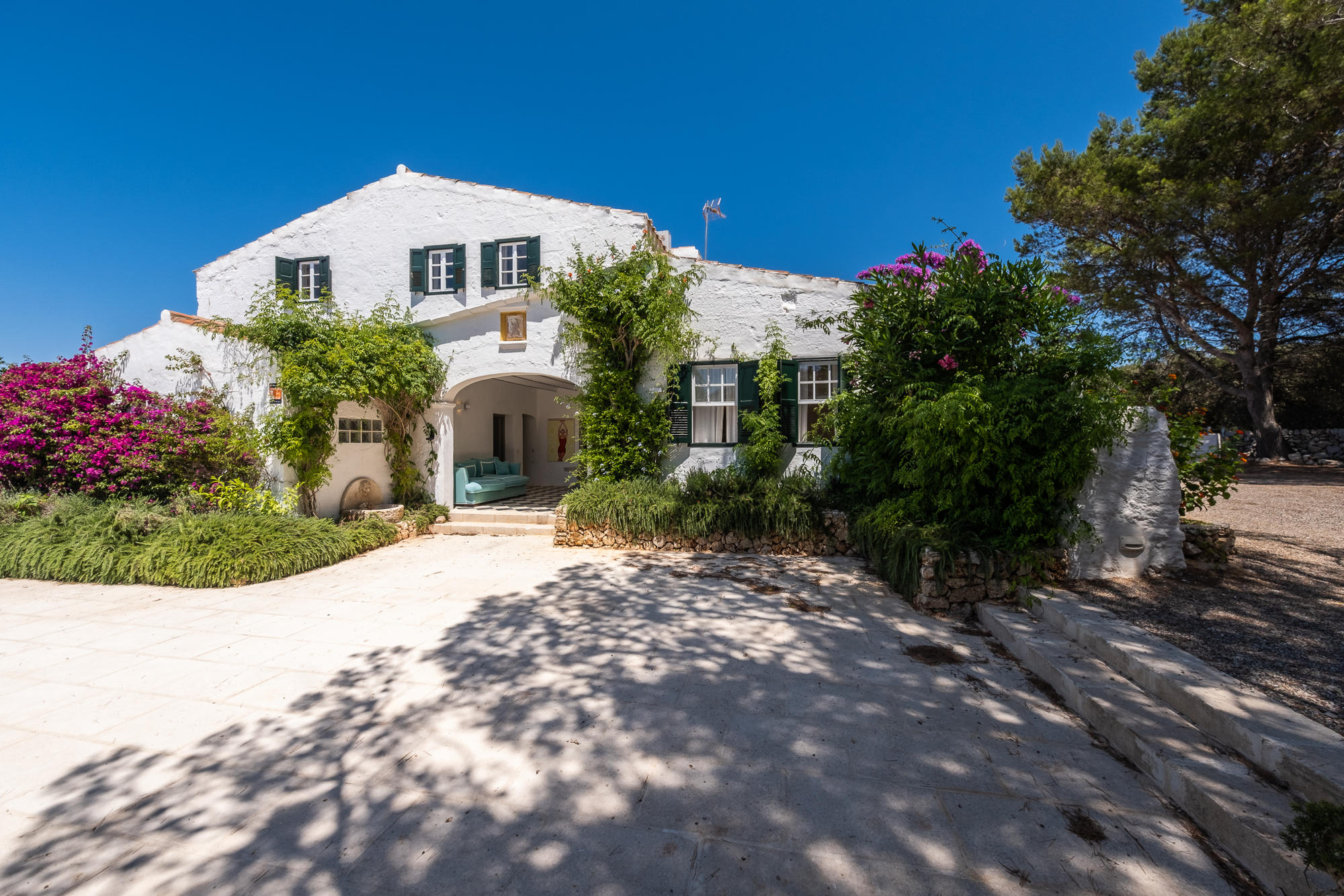 Villa Finca Santa Monica - Fachada principal - Villa de lujo con piscina - Santo Tomás - Menorca