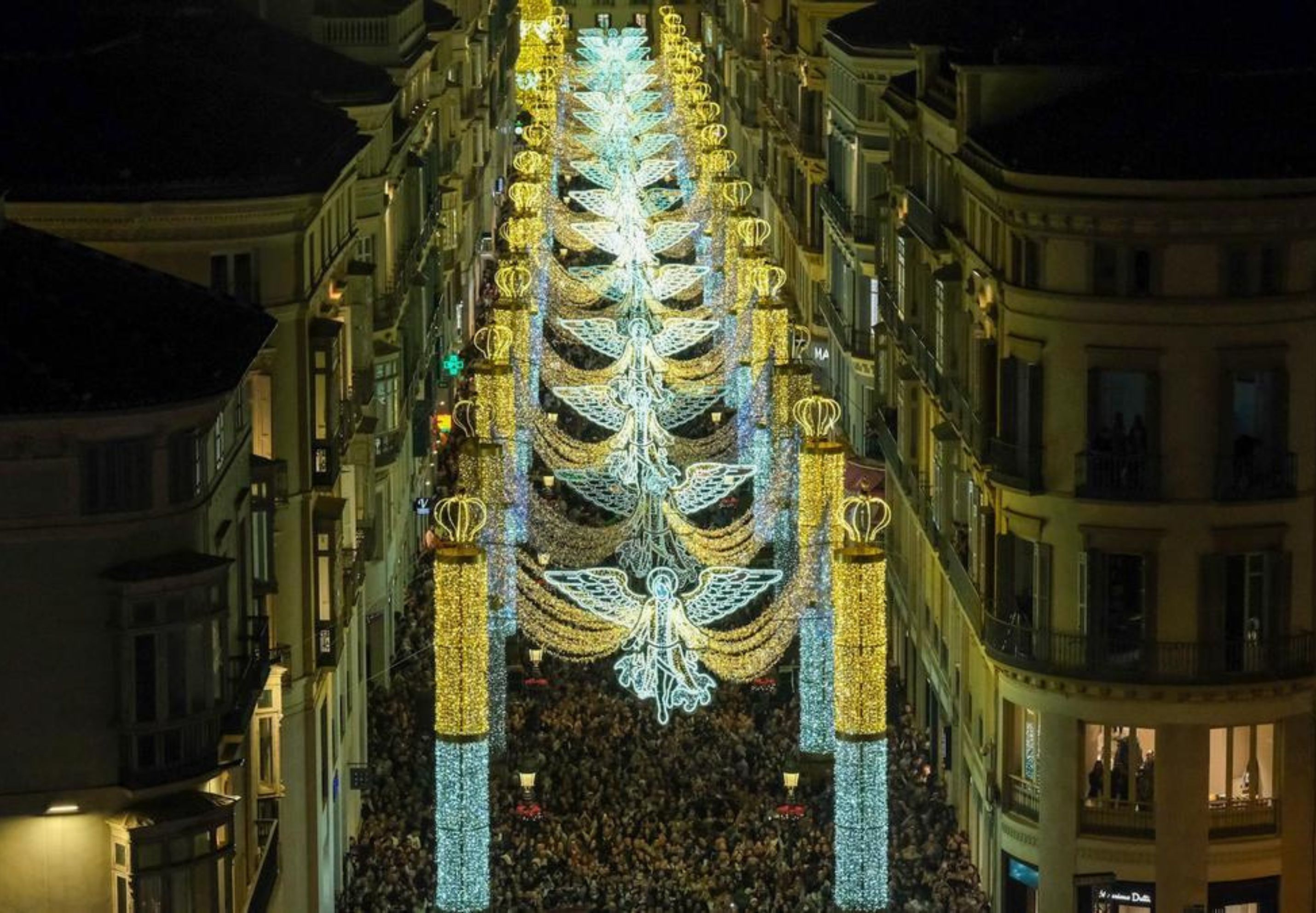 Luces de Navidad de MÁLAGA - ¡ Incluye Puente y Navidades !