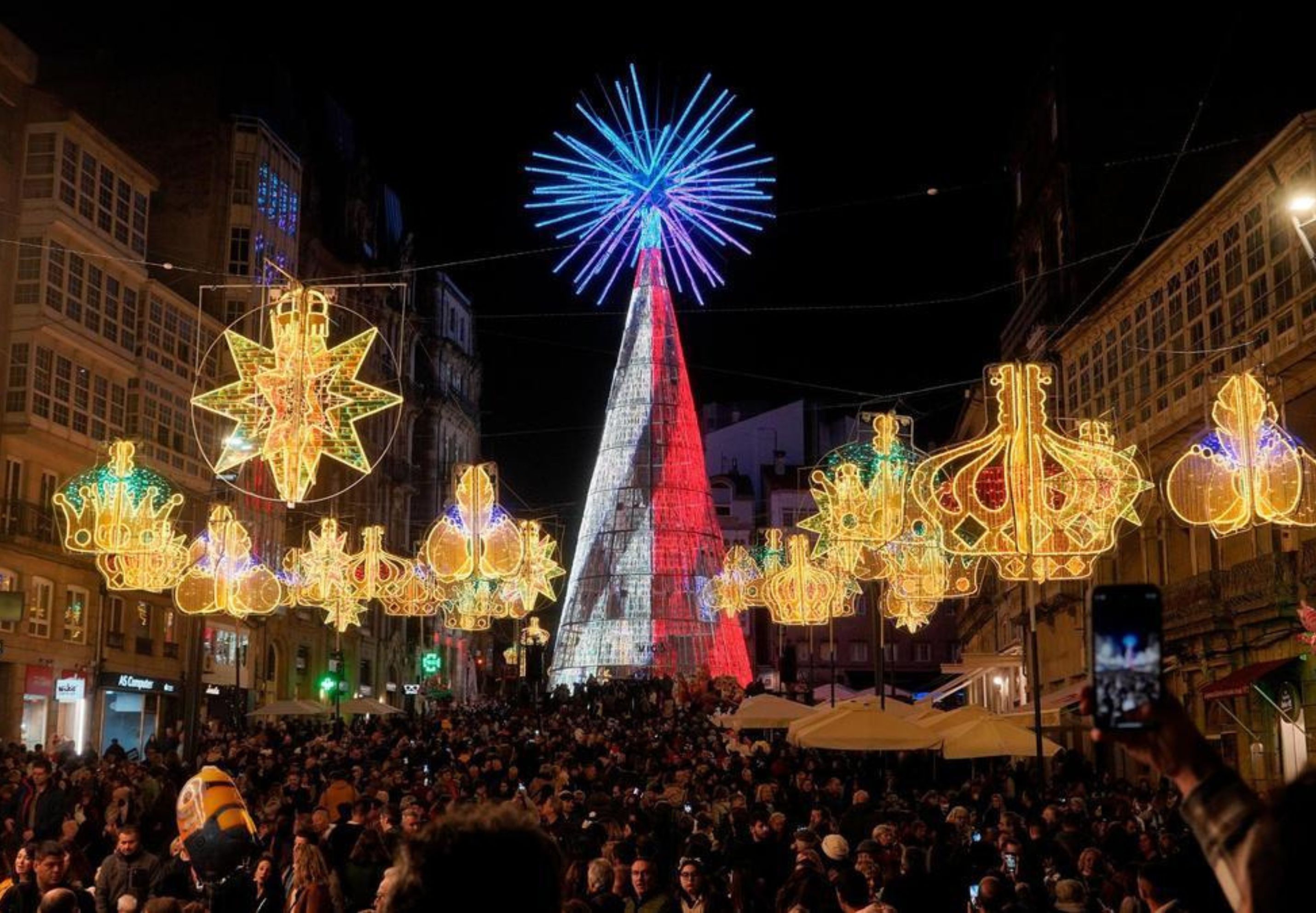 Luces de Navidad de VIGO - ¡ Incluye Puente y Navidades !