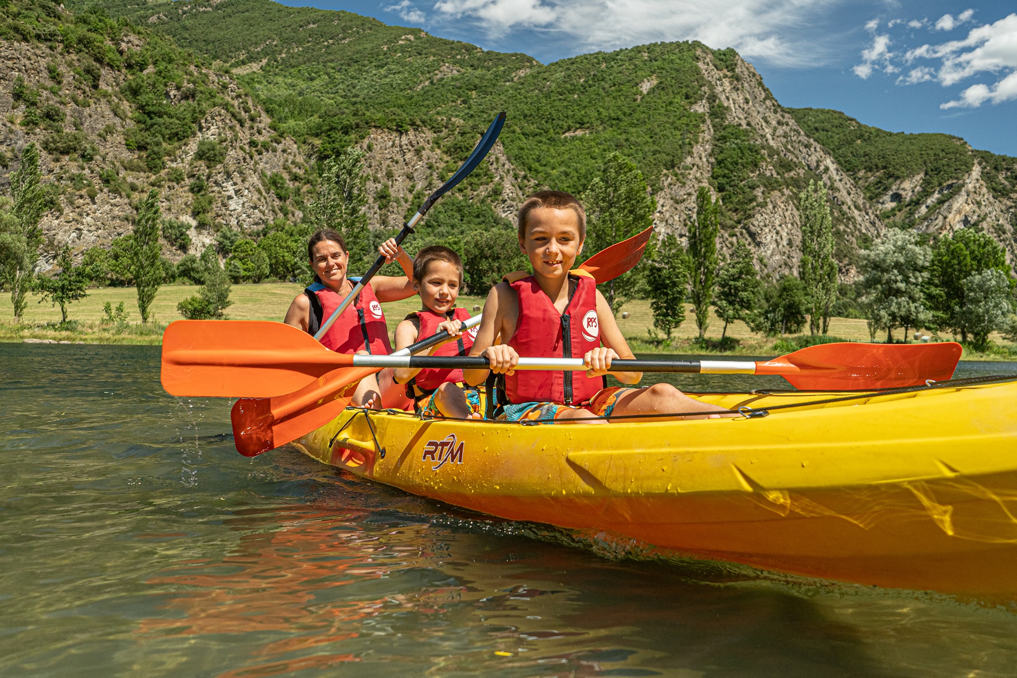 Location de kayak sur le lac de la Torrassa