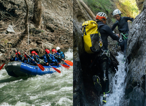 Rafting de Llavorsí a Rialp (14KM) + Barranc iniciación