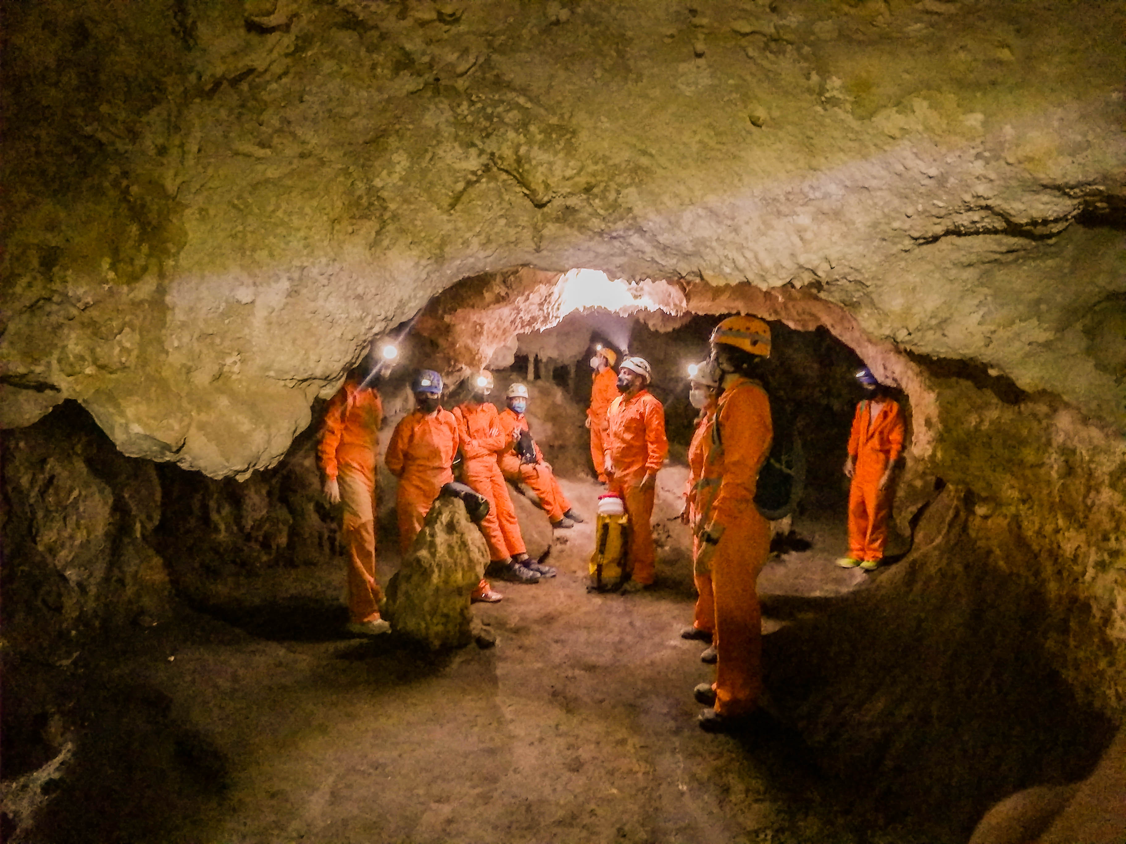 Espeleología - Cueva Río-Niño en Almadenes (Iniciación)