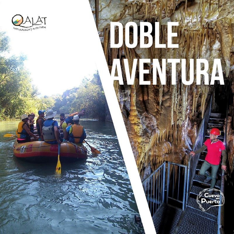Turismo Activo Doble Experiencia: Visita A La Cueva Del Puerto Y Descenso Turístico Cañon De Almádenes
