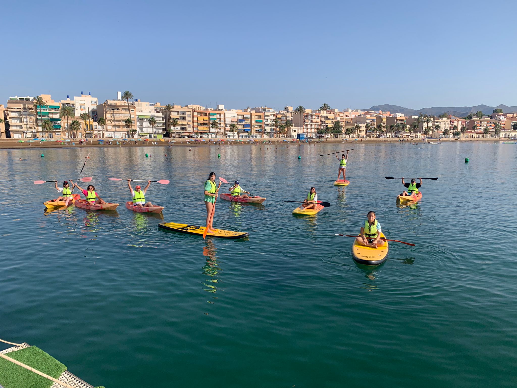 Sea and Adventure: Kayak or Paddle Surf and relaxation